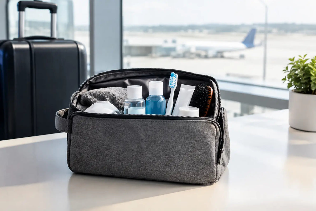 Necessär för handbagage enligt reglerna