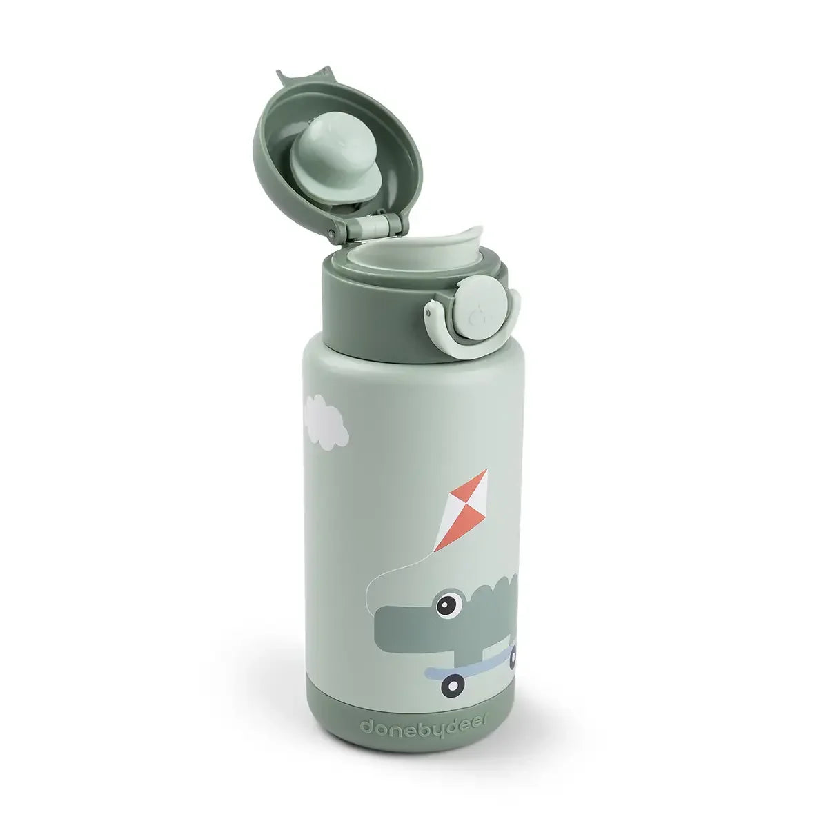 Done by Deer Insulated bottle Playground Grön - 340 ml