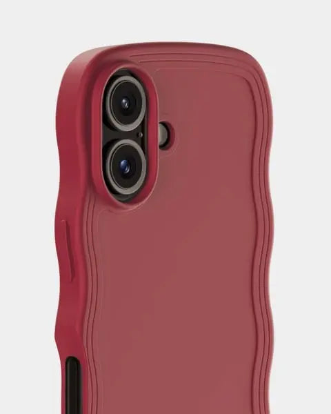 Holdit Telefonskal Wavy iPhone 16 - Röd - Travels And Bags