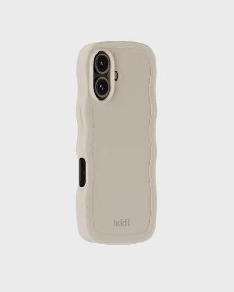 Holdit Telefonskal Wavy iPhone 16 Plus - Beige - Travels And Bags