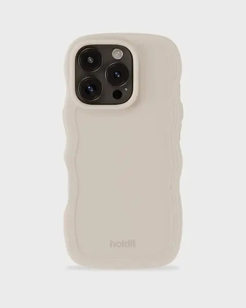 Holdit Telefonskal Wavy iPhone 16 Pro - Beige - Travels And Bags