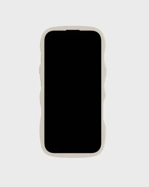 Holdit Telefonskal Wavy iPhone 16 Pro - Beige/Transparent - Travels And Bags
