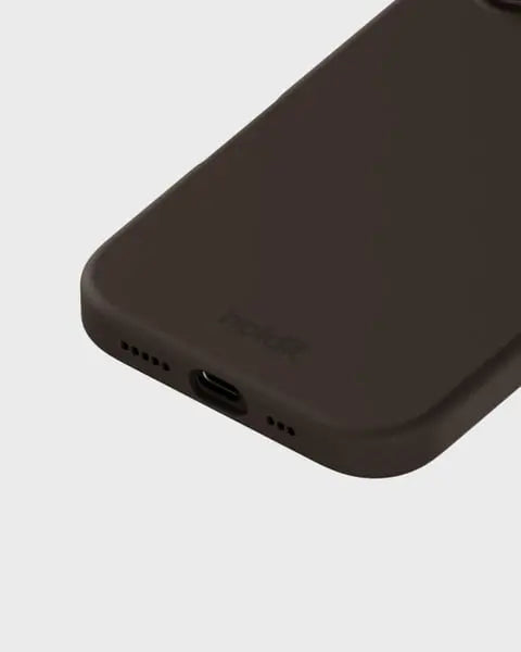 Holdit Telefonskal Silicone iPhone 16 - Mörkbrun - Travels And Bags