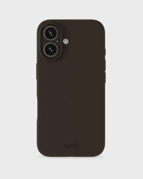 Holdit Telefonskal Silicone iPhone 16 - Mörkbrun - Travels And Bags
