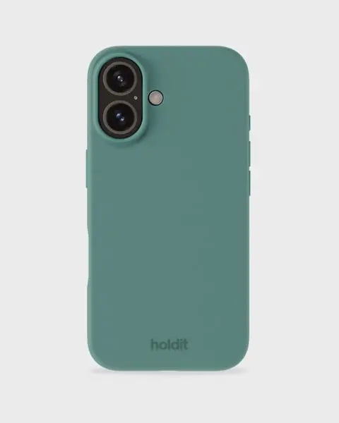 Holdit Telefonskal Silicone iPhone 16 - Grön - Travels And Bags
