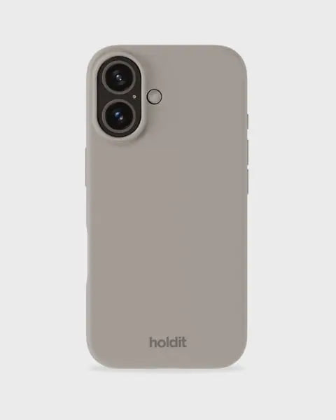 Holdit Telefonskal Silicone iPhone 16 Plus - Taupe - Travels And Bags