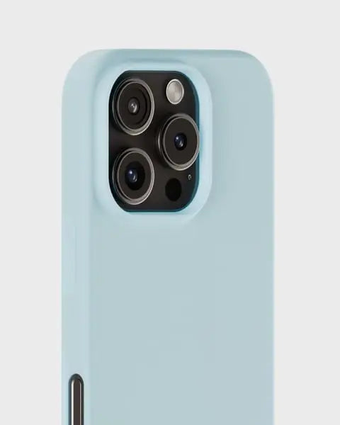 Holdit Telefonskal Silicone iPhone 16 Pro - Ljusblå - Travels And Bags