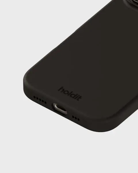 Holdit Telefonskal Silicone iPhone 16 Pro - Svart - Travels And Bags