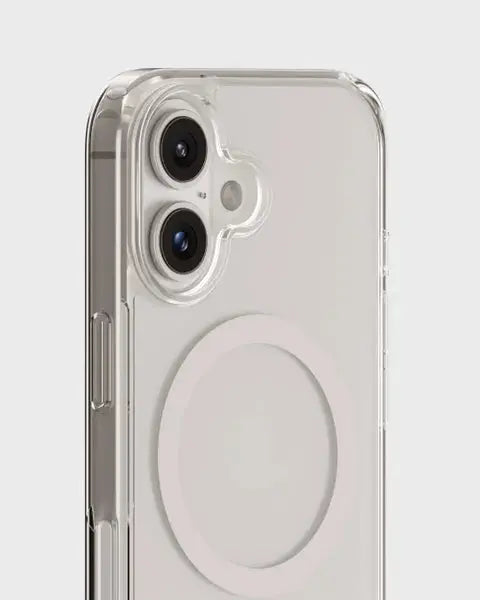 Holdit Telefonskal MagSafe iPhone 16 Plus - Transparent/Vit - Travels And Bags