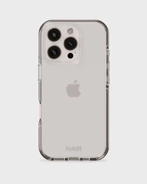 Holdit Telefonskal Seethru iPhone 16 Pro - Vit - Travels And Bags