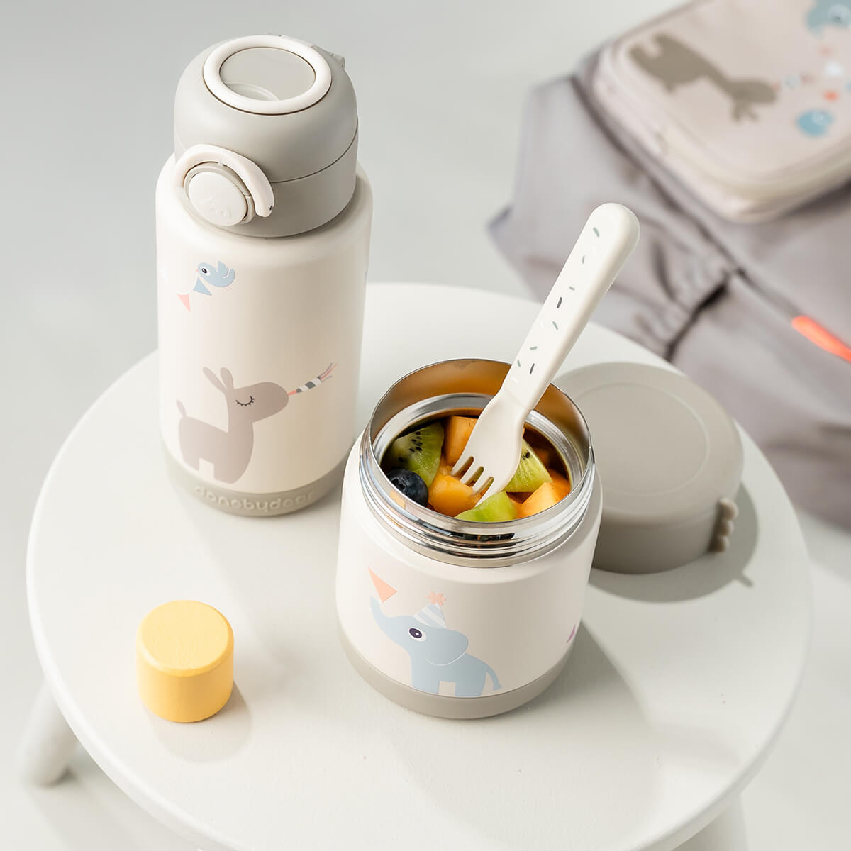 Done by Deer Insulated food jar Celebration Sand - 300 ml