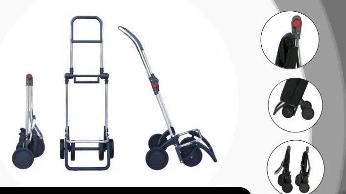 Rolser 4L Chiara Shoppingvagn/dramaten 43L - Svart Rolser