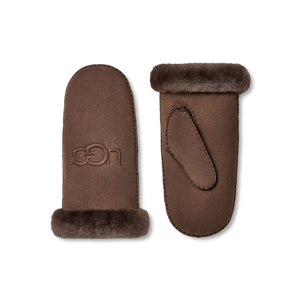 UGG Sheepskin Embroider Mitten – Dam – Allspice
