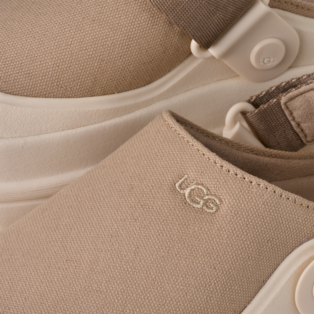 UGG GoldenGlow Canvas Clog – Dam – Mustard Seed