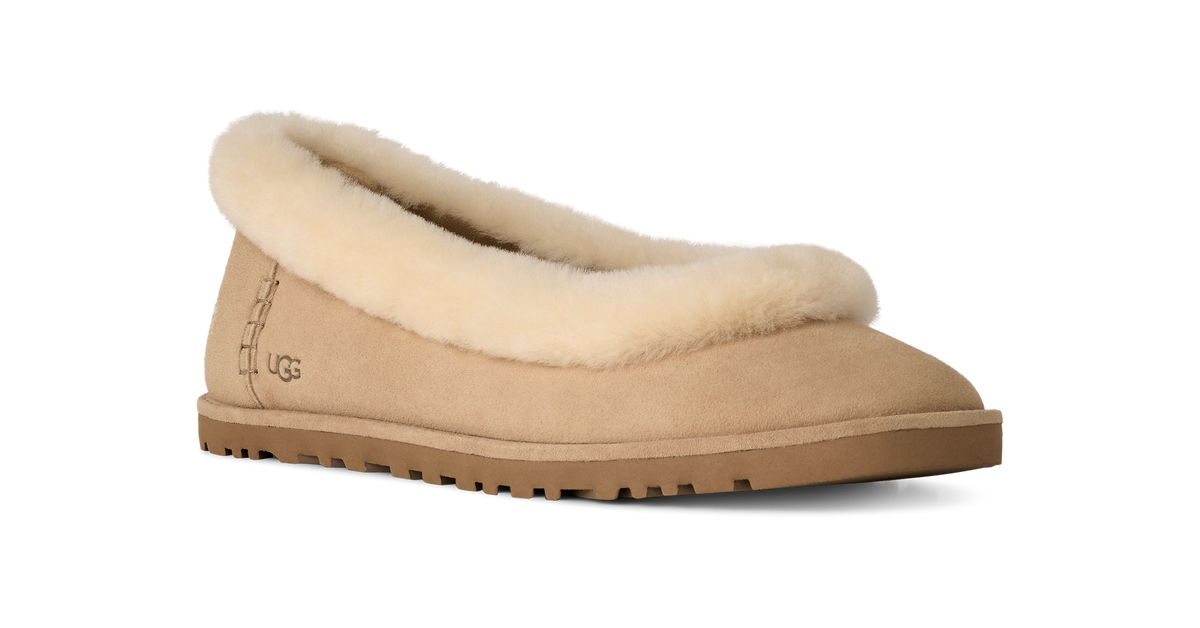 UGG Zora Ballet Flat – Dam – Sand