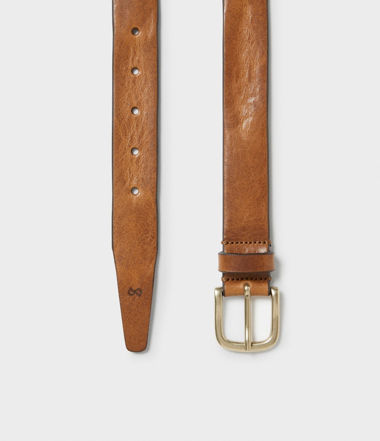 Saddler Epping Läderbälte - Ljusbrun - Travels And Bags