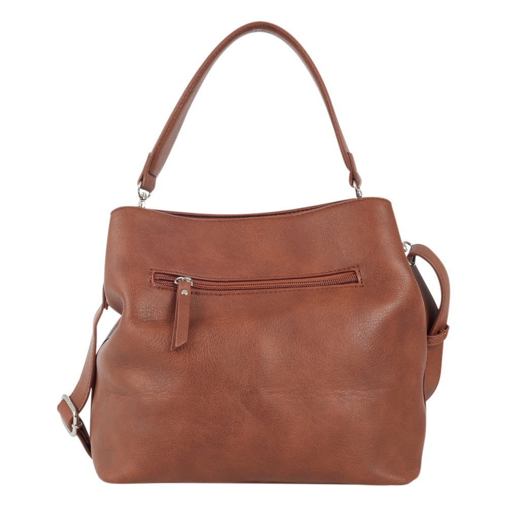 Ulrika Design NOOS Handväska Stor 26x26x17 cm - Brun