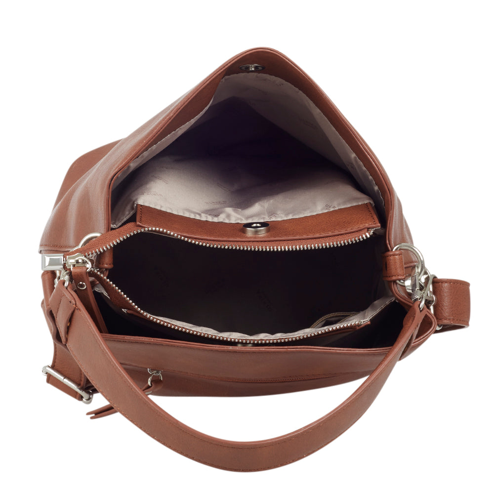 Ulrika Design NOOS Handväska Stor 26x26x17 cm - Brun