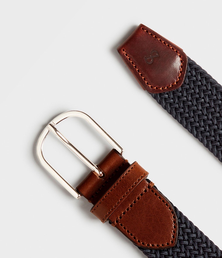 Saddler Ekberg textilbälte - Marinblå - Travels And Bags