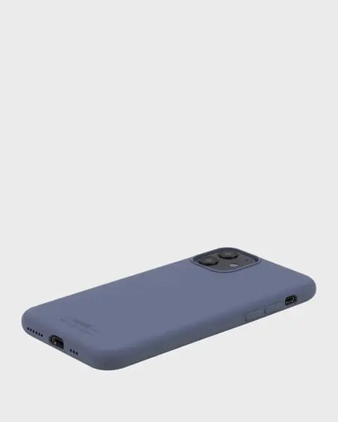 Holdit Telefonskal Silicone iPhone 11/XR - Marinblå - Travels And Bags