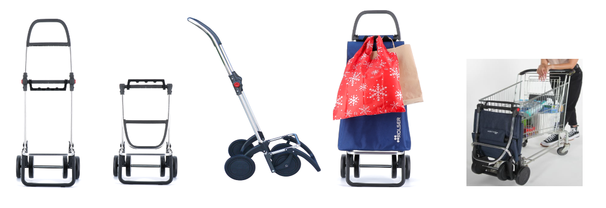 Rolser 4L MF Shoppingvagn/dramaten 43L - Orange Rolser