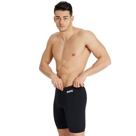 Arena Herrlag Swim Jammer Badbyxor Solid Svart-Vit