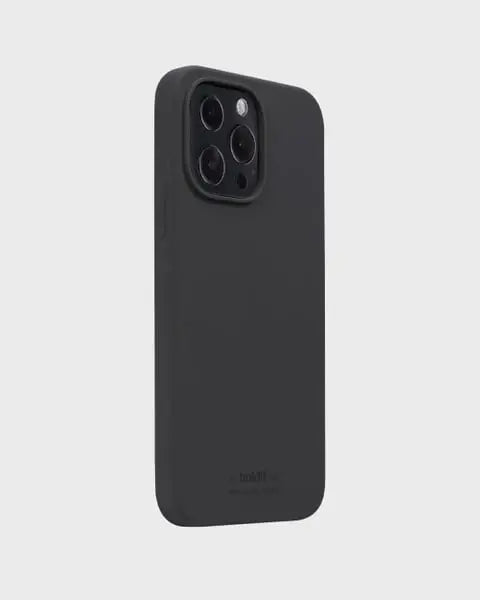 Holdit Telefonskal Silicone iPhone 13 Pro - Svart - Travels And Bags