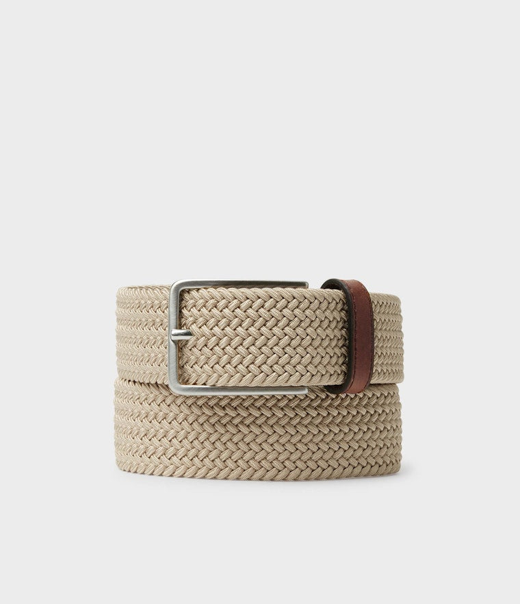 Saddler Marstrand textilbälte - Beige - Travels And Bags