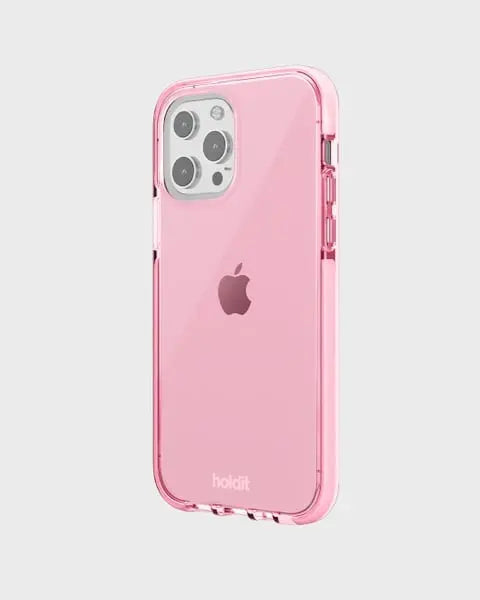 Holdit Telefonskal Seethru iPhone 13 Pro - Rosa - Travels And Bags