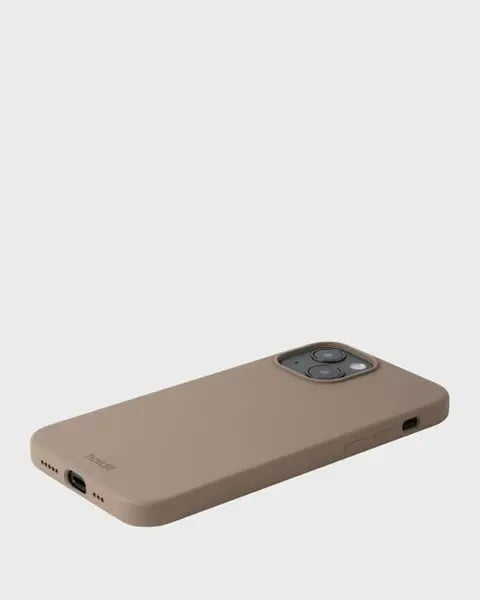 Holdit Telefonskal Silicone iPhone 14/13 - Ljusbrun - Travels And Bags