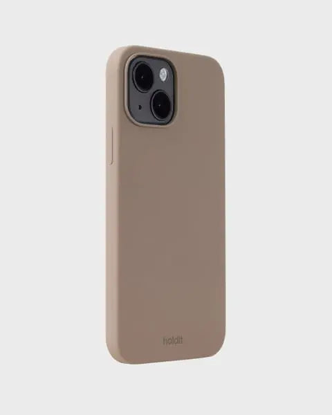 Holdit Telefonskal Silicone iPhone 14/13 - Ljusbrun - Travels And Bags