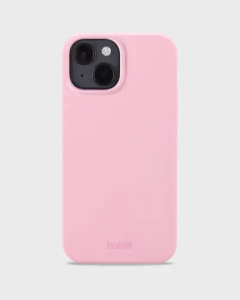 Holdit Telefonskal Silicone iPhone 14/13 - Ljusrosa - Travels And Bags