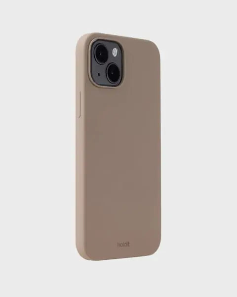 Holdit Telefonskal Silicone iPhone 14 Plus - Ljusbrun - Travels And Bags