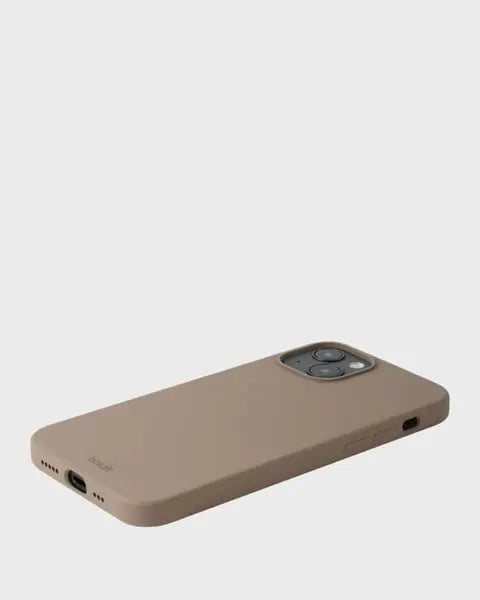Holdit Telefonskal Silicone iPhone 14 Plus - Ljusbrun - Travels And Bags
