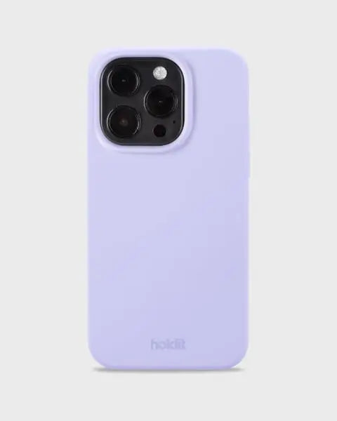 Holdit Telefonskal Silicone iPhone 14 Pro - Lavendel - Travels And Bags