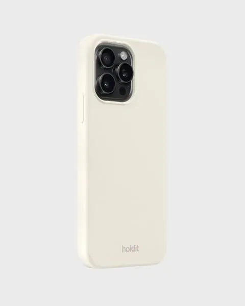 Holdit Telefonskal Silicone iPhone 14 Pro Max - Krämvit - Travels And Bags