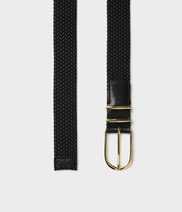 Saddler Mangola Textilbälte - Svart - Travels And Bags