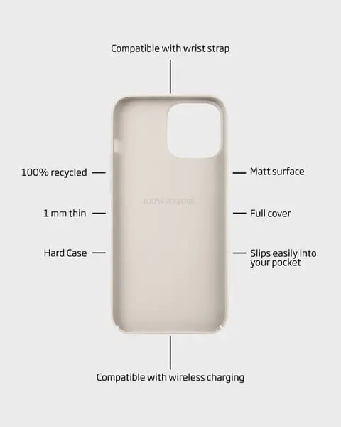 Holdit Slim Telefonskal iPhone 11/XR - Beige - Travels And Bags