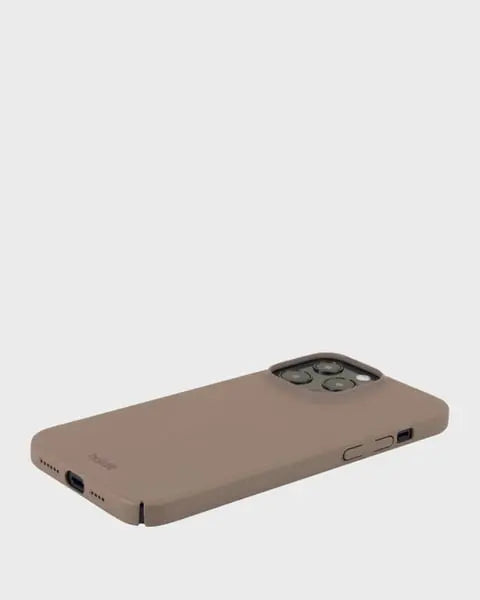 Holdit Telefonskal Slim iPhone 14 Pro Max - Ljusbrun - Travels And Bags