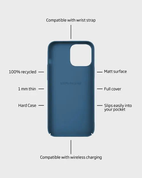 Holdit Telefonskal Slim iPhone 15 Pro - Blå - Travels And Bags