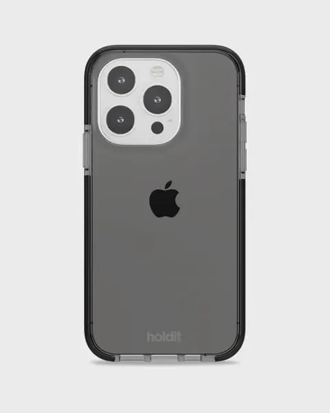 Holdit Telefonskal Seethru iPhone 15 Pro - Svart - Travels And Bags