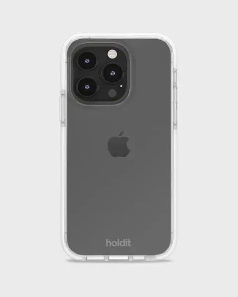 Holdit Telefonskal Seethru iPhone 15 Pro - Vit - Travels And Bags