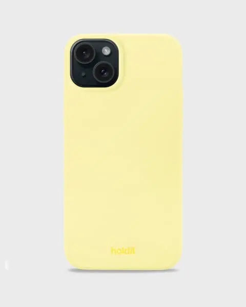 Holdit Telefonskal Silicone iPhone 15 Plus - Gul - Travels And Bags