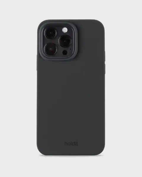 Holdit Telefonskal Silicone iPhone 15 Pro Max - Svart - Travels And Bags