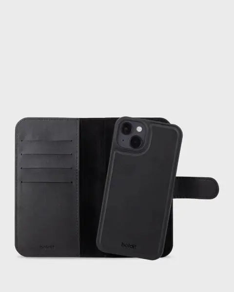 Holdit Wallet Case Magnet iPhone 15 - Svart - Travels And Bags
