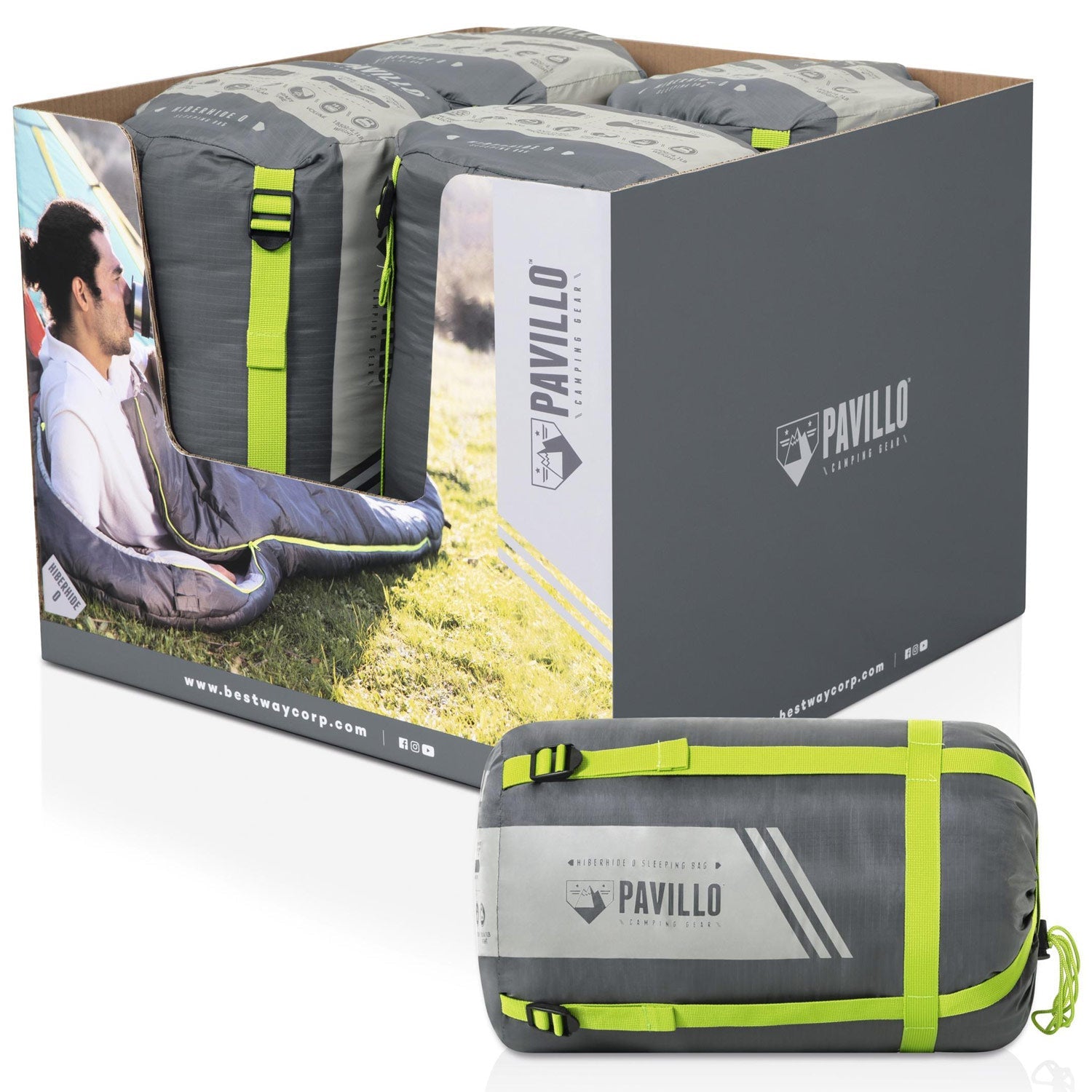 Bestway - Hiberhide 0 Sovsäck 2.30m x 80cm x 55cm - Travels And Bags