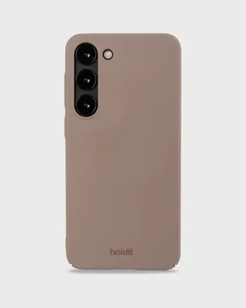 Holdit Telefonskal Slim Galaxy S24 - Ljusbrun - Travels And Bags