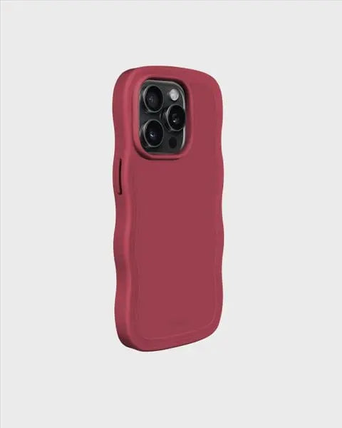 Holdit Telefonskal Wavy iPhone 14 Pro - Röd - Travels And Bags