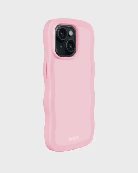 Holdit Telefonskal Wavy iPhone 15 Plus/14 Plus - Rosa - Travels And Bags