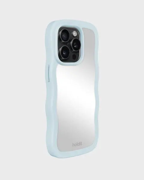 Holdit Telefonskal Wavy iPhone 15 Pro - Turkos/Spegel - Travels And Bags